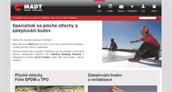 Desktop Screenshot of madt.cz